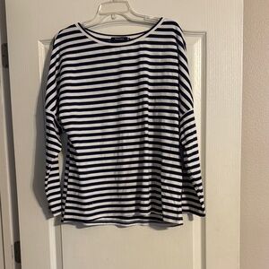 NWT Women's Striped Long Sleeve Top